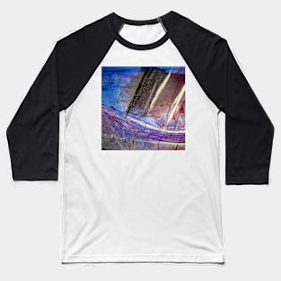 Mixed Media Abstract 3 Baseball T-Shirt